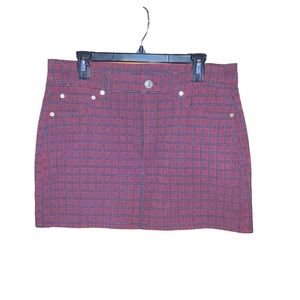 AMERICAN EAGLE PLAID MINI SKIRT